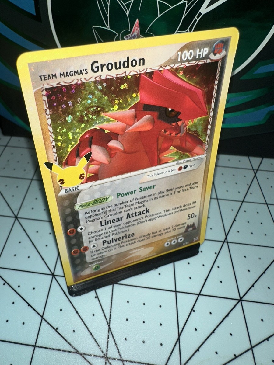 Team Magma's Groudon 9/95 Pokemon TCG Celebrations | eBay