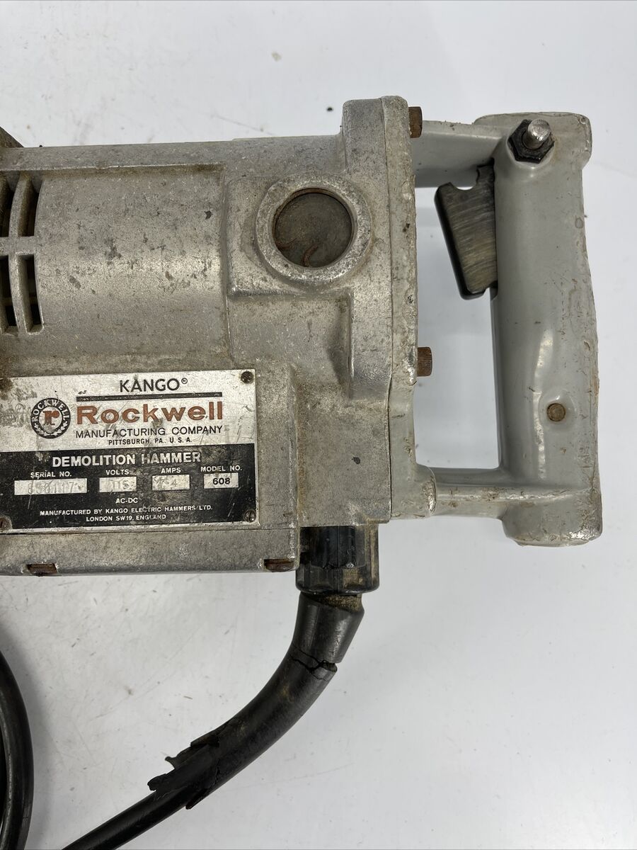 Rockwell Kango Demolition Hammer Model Number 608 | eBay Rockwell Kango Demolition Hammer Model Number 608 | eBay