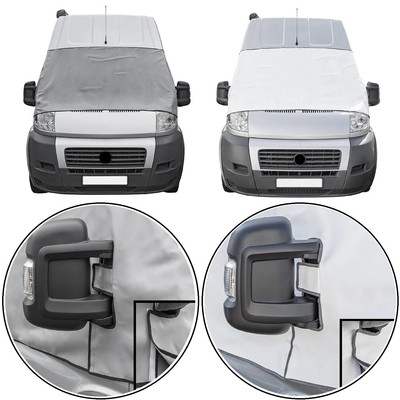 NATURIZ Frontscheibenabdeckung Für FIAT Ducato - Wetterfeste Thermomatte Für Wohnmobile