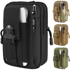 Tactical Waist Pouch Utility EDC Molle Waist Bag Belt Phone Pouch Tools Holster