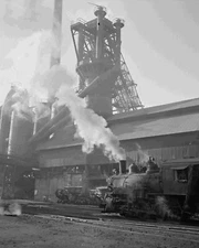 Ironton, Utah A locomotive outside the blast Vintage Old Photo 8.5 x 11 Reprints