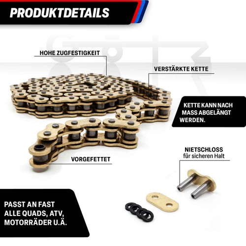Kit Catena DID x-Ring VX3 per Suzuki Sv 1000 S K3/K4/K5 /K6/K72003-2007 - Foto 4 di 7