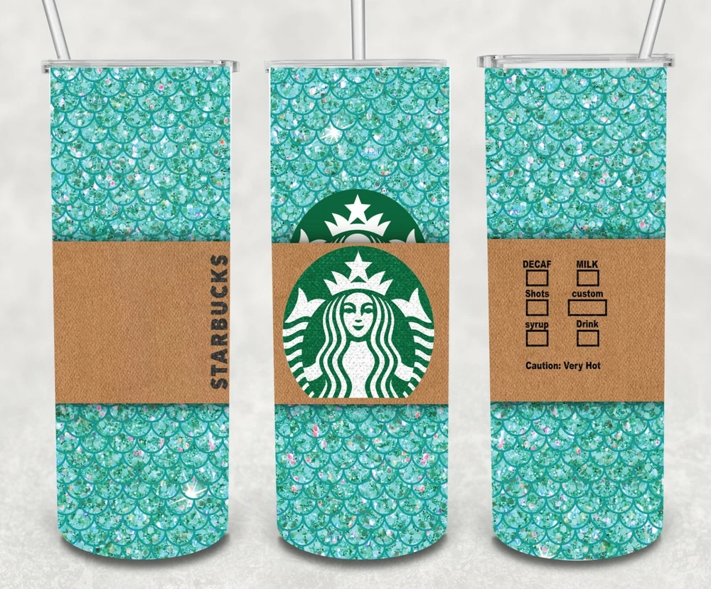 Tumbler Coffee multiple 20 oz Skinny custom drinkware & straw Personalize opt