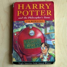 Harry Potter and the Philosopher's Stone first edition Bloomsbury PB 45th print