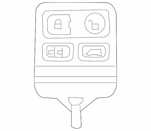 Transmisor de entrada sin llave para Ford Mercury Sable Tracer 1998-2019 (N/P 8S4Z-15K601-A)