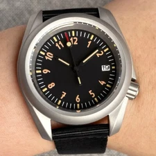 Tandorio 40mm Japan NH35 Automatic Retro Military Sapphire 200m waterproof Watch