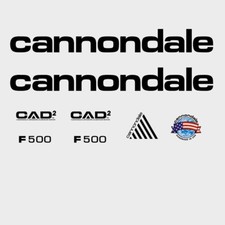Cannondale F500 CAAD2 Decalcomanie Bicicletta, Trasferimenti, Adesivi: n.965