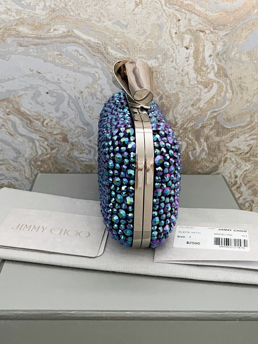 Jimmy Choo Cloud Crystal Strass Embellished Clutch | eBay