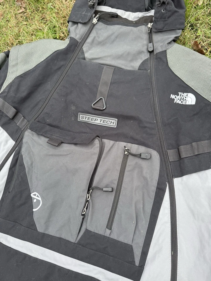 The North Face Steep Tech Jacket Size 3XL Black Gray Ski Scot Schmidt - Image 2 of 4