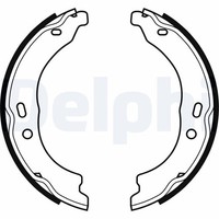 Delphi Bremsbackensatz, Feststellbremse LS1978 FüR CitroËN Fiat Peugeot