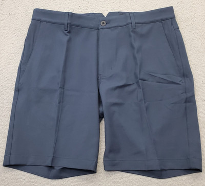 Dunning Golf Shorts Mens 34 Blue Player Fit Woven Performance Stretch Quick Dry