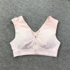 Tommie Copper Sports Bra Womens Large Shoulder Support Zip Front Compression