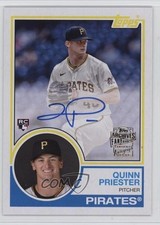 2024 Topps Archives 1983 Fan Favorite Auto Quinn Priester #83FF-QP Auto 6o3