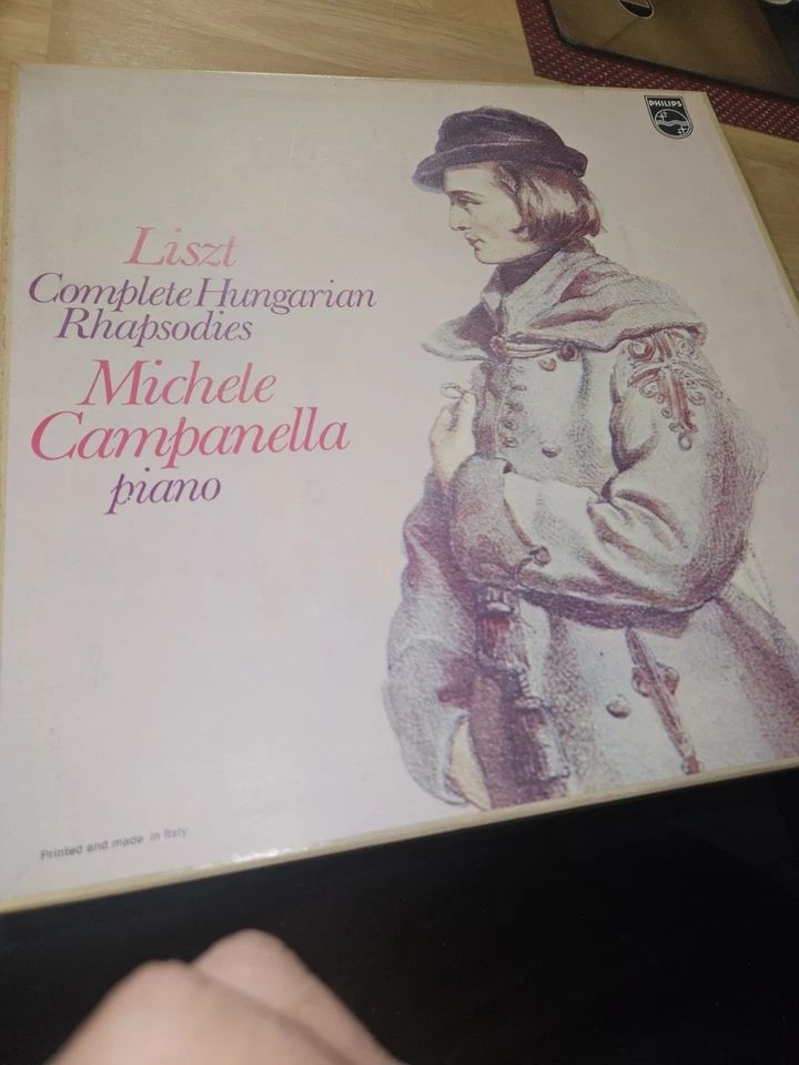 LISZT~Complete Hungarian Rhapsodies~CAMPANELLA~4 Vinyl Box set w/booklet(stereo) - Image 2 of 4