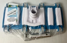 U.S. Pool Supply 14" Weighted Manual Vacuum Head for Inground Pools, White/blue