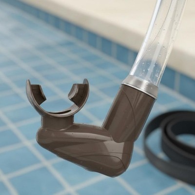Snorkel Breathing Tube Quick-Release Mask Clip Freediving Snorkel for Vacation