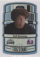 2024 Leaf Metal Blue Mountain State Platinum Prismatic 1/5 Rob Ramsay 1b50