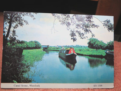 CANAL SCENE - WHEELOCK - CHESHIRE (6 X 4 )