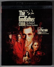NEW SEALED! The Godfather Coda: Death Michael Corleone [2020] 4K UHD + Slipcover