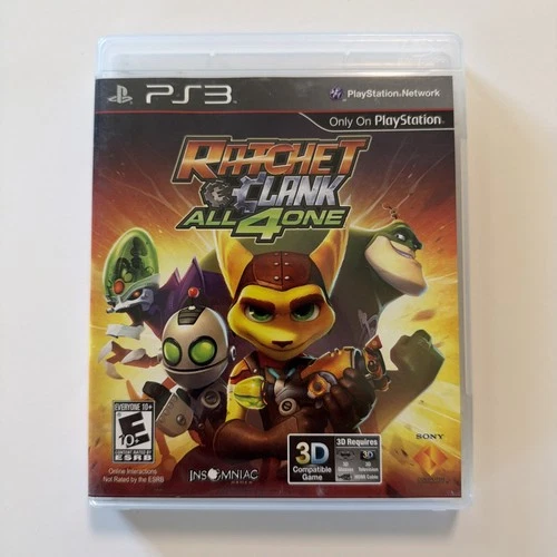 Ratchet & Clank All 4 One PS3 PlayStation 3 Complete CIB
