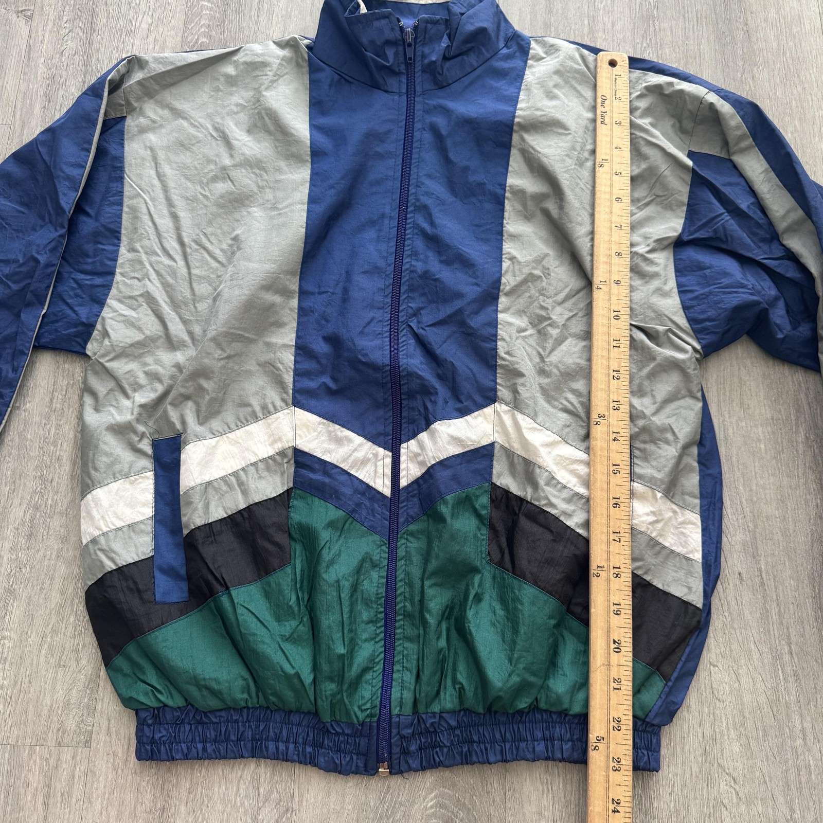 Vintage Basic Formula Windbreaker Jacket Mens Sma… - image 4