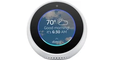 Amazon Echo Spot Smart Alarm Clock with Alexa - White (/RT6-23637-23-003416-0...