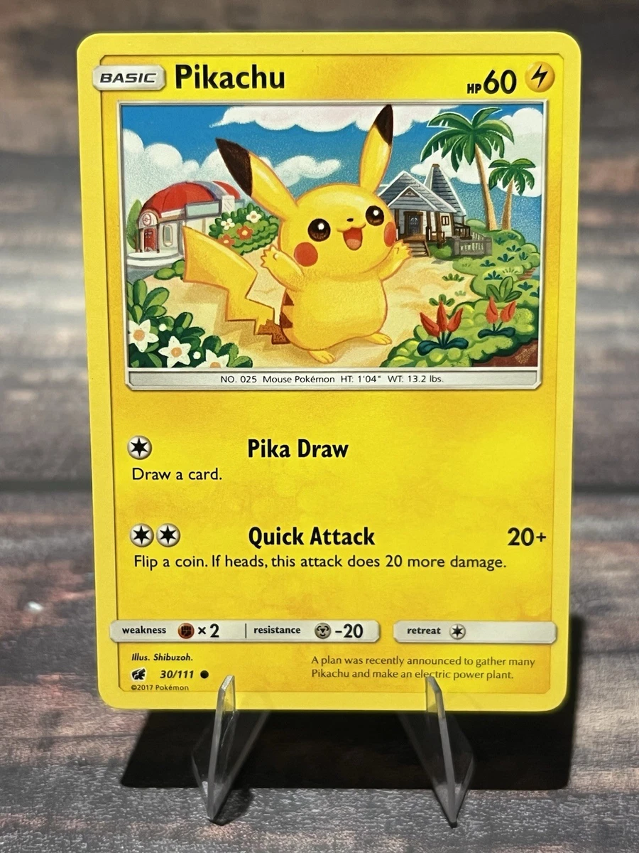 ピカチュウ 30/111 Pikachu 30/111 Sm-Crimson Invasion for sale | eBay