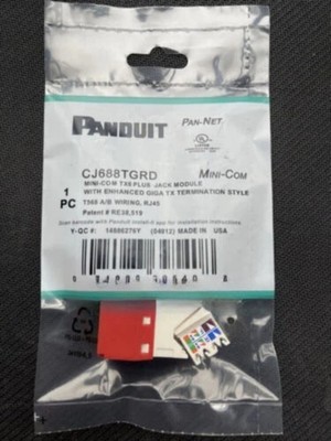 50 Stck./Posten Neu für Panduit CJ688TGRD Wagenheber Rot