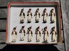 CBG Mignot Rare Boxed Set Sapeurs 9 Axe 2 Saw Toy Soldiers 28A