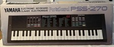 Vintage 80s Yamaha Electronic Keyboard PSS-270 Portasound w/ Adapter EXCELLENT