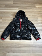 Puffer Coat Topo Design Utility Parka Black Moncler Black Sz L