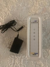ARRIS SB8200 White Surfboard DOCSIS 3.1 Refurbished, Tested  Power Cable