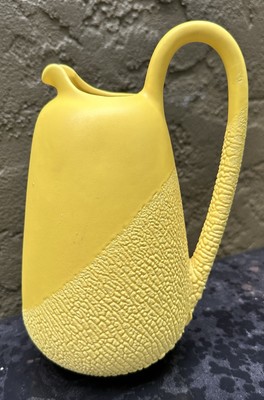 Vtg 70s Royal Haeger Lava Glaze Lemon Peel Pottery Pitcher Jug Mid Century MCM