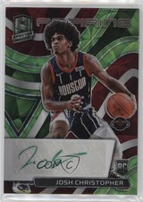 2021 Panini Spectra Aspiring Green Prizm 8/50 Josh Christopher #AA-JCH Auto 1by8