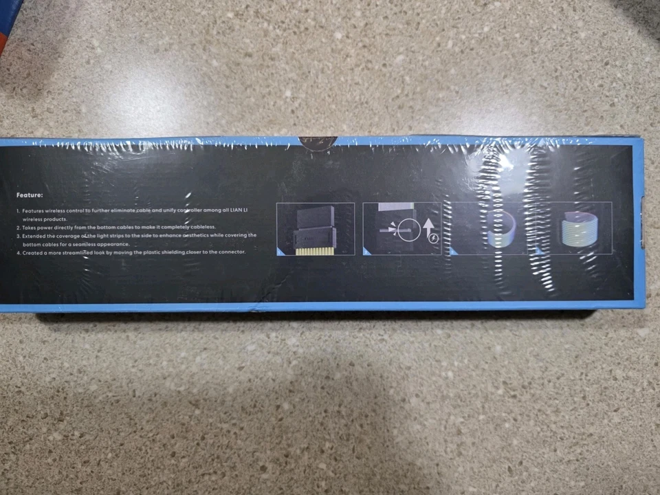 Lian Li Strimer Wireless 24 Pin PW24-1W-T Addressable RGB Power Extension Cable - Image 4 of 4