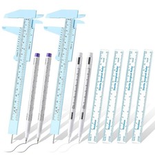 10 Pcs Eyebrow Ruler tools set 2 Eyebrow Measuring Ruler kit 4 Microblading