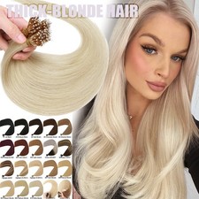 100G Nano Ring Tip Beads Remy Human Hair Extensions Loop Nano Bonds Highlight US