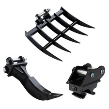 Mechanical Schnellwechsler Minibagger Rechen, Reißzahn für 0,8–1,8-Tonnen-Bagger