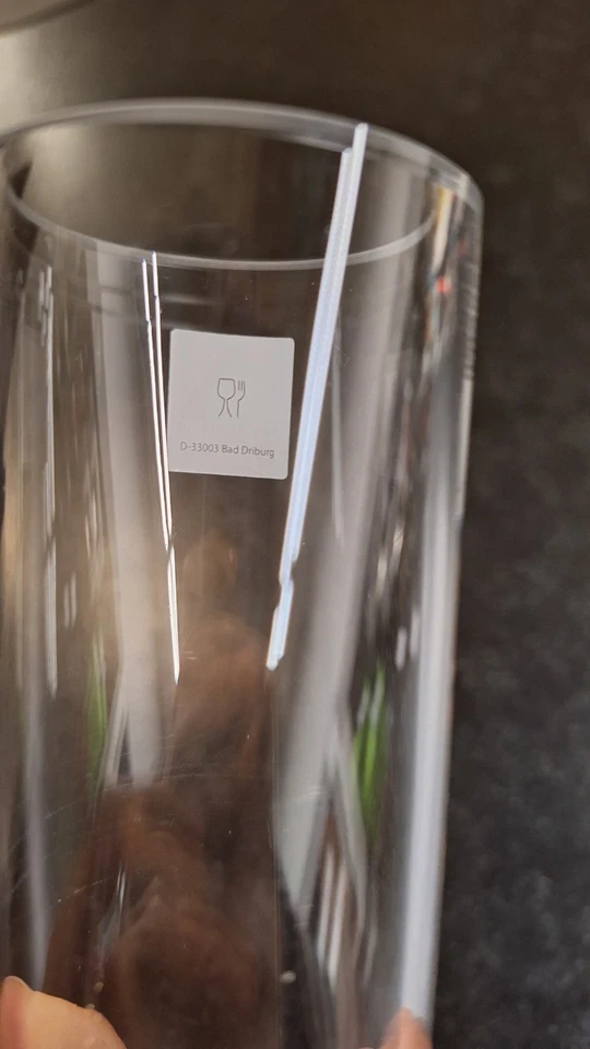 Vase Leonardo, schmal, hoch, Glas, sehr guter Zustand - Bild 3 von 4