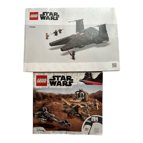 Manuales de Star Wars para LEGO #75336 Guadaña de Transporte Inquisidor y Disney #75299 - Imagen 1 de 7