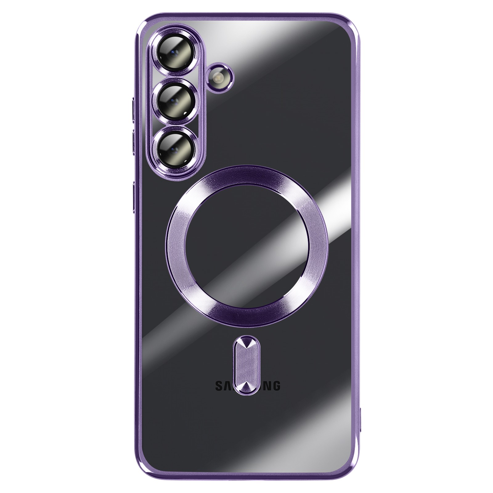 Protection Galaxy S25 FE antichoc violette pour vos déplacements