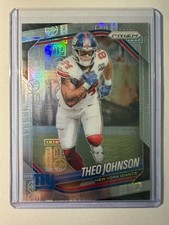 2025 Panini Prizm Football Theo Johnson Panini Logo 09/20