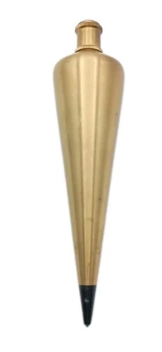 Vintage Brass Plumb Bob with Removable Line Connec