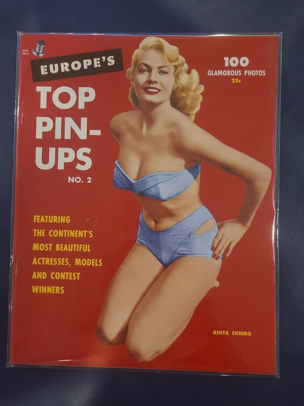 EUROPES TOP PIN UPS NO.2 1955 JOAN COLLINS
