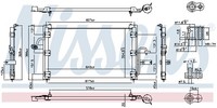 1X Nissens 94414 Kondensator Klimaanlage FüR Daewoo