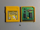 Authentic Pokemon Yellow Special Pikachu Edition - Nintendo Game Boy - Saves