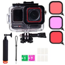 Waterproof Case Insta 360 Ace Pro 3 Pack Dive Filters 196FT 60M Protective Shell
