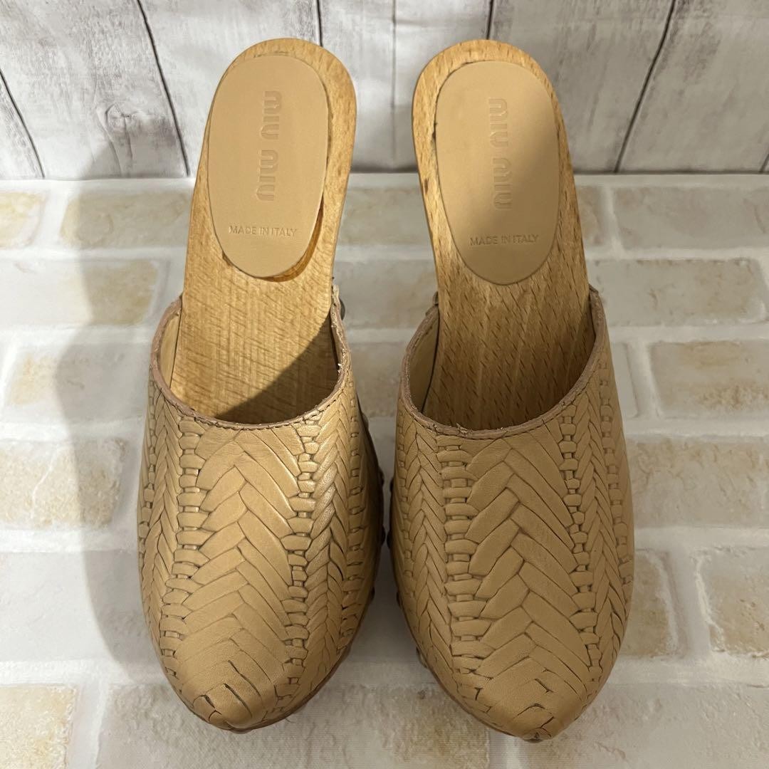 Rare, boxed】miu miu ミウ サボ ムル sandals | eBay