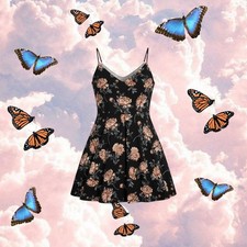 Forever 21 Floral Tank skater dress