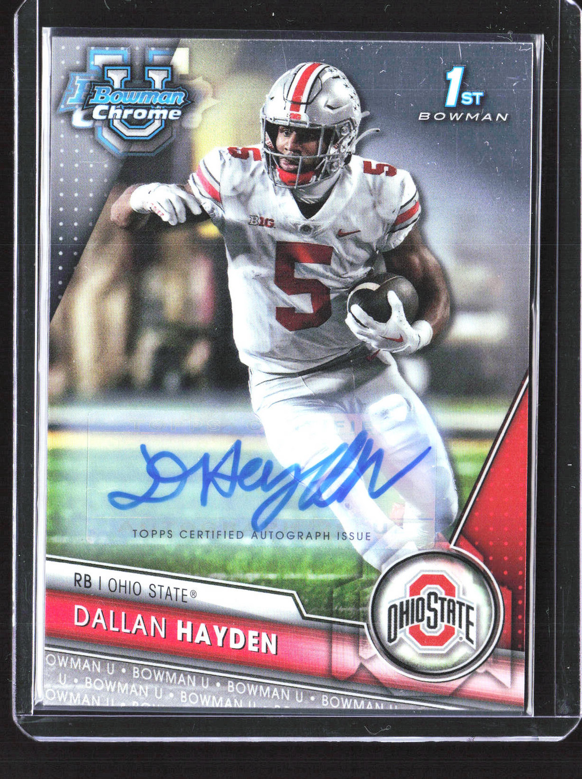 2023 Bowman University Chrome Dallan Hayden Chrome Prospect Autographs #134